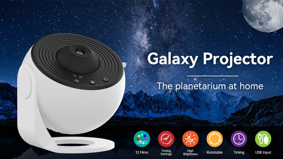 GalacticGentlemen Galaxy Projector