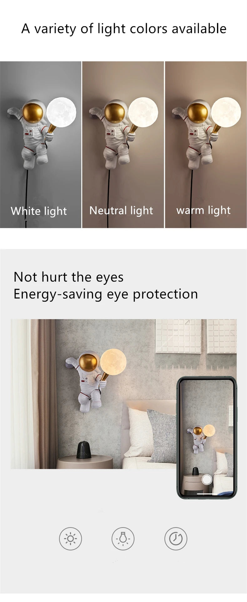 GalacticGentlemen Space Walk Lamp