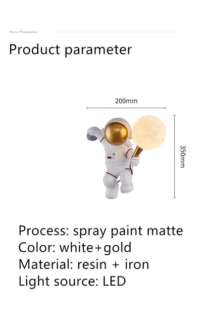 GalacticGentlemen Space Walk Lamp