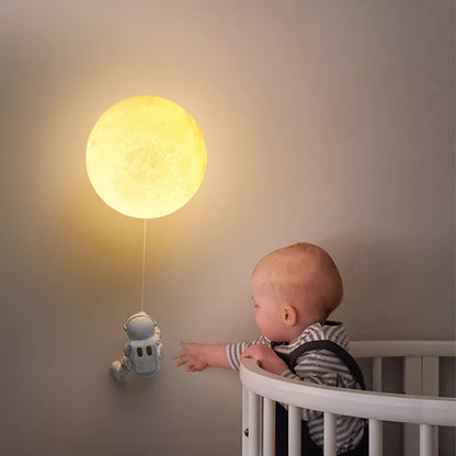 GalacticGentlemen Reach For The Moon lamp