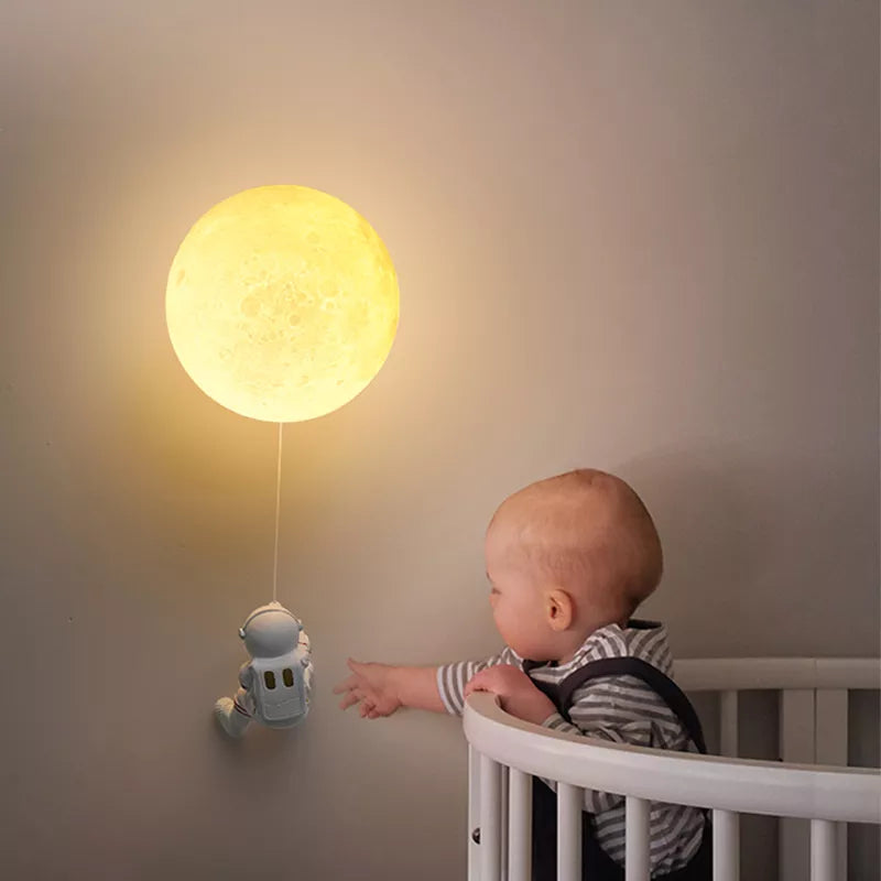 GalacticGentlemen Reach For The Moon lamp