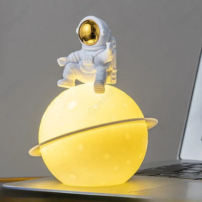 Galactic Gentlemen Sun sitter Lamp